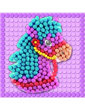 PlayMais žaidimas mozaika 2300, Ponis