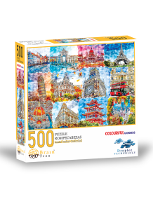 Brain Tree dėlionė, Spalvoti stebuklai, 500 det.
