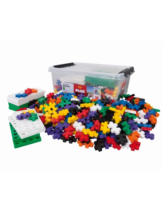 Plus Plus konstruktorius, DIDELĖS, 400 det.+pagrindukai