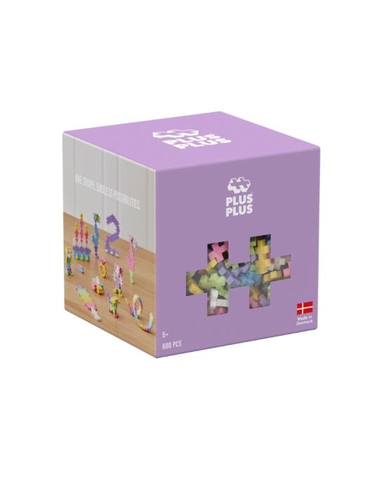 Plus Plus konstruktorius, pastelinių spalvų, 600 det.