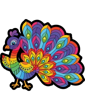 Medinė dėlionė. POVAS. 64 vnt.