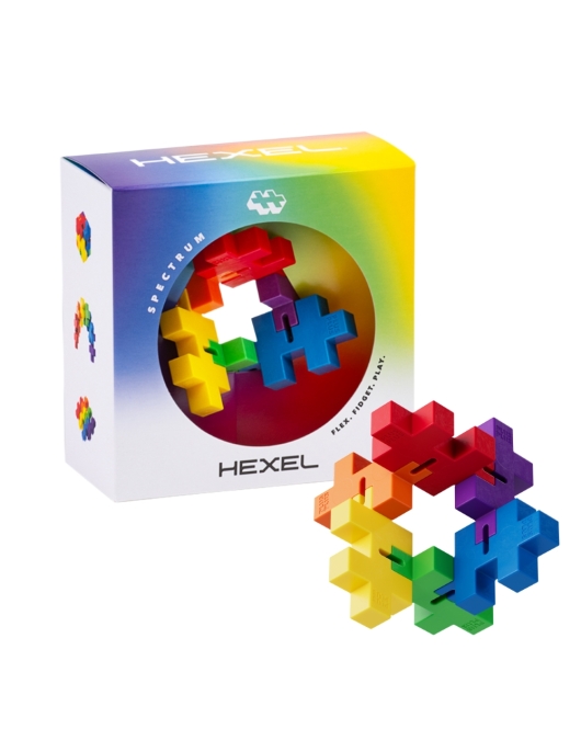 Plus Plus antistresinis žaislas, Hexel Spectrum
