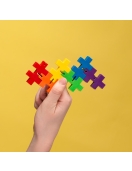 Plus Plus antistresinis žaislas, Hexel Spectrum