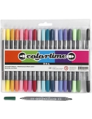 Creativ dvipusiai flomasteriai, 20 vnt.