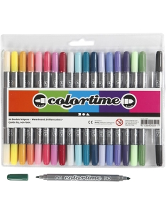 Creativ dvipusiai flomasteriai, 20 vnt.