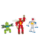 Plus Plus konstruktorius, Robotai, Mini neoninės 170
