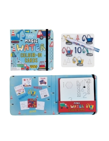 Kortelių rinkinys su vandeniniu markeriu STATYBOS