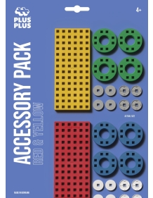 Plus Plus aksesuarų rinkinys, raudonai geltonas