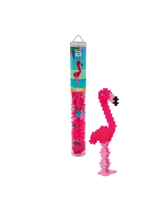 Plus Plus konstruktorius, Flamingas, 100 det. Plus Plus konstruktorius, Flamingas, 100 det.