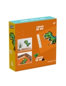 Plus Plus dėlionė pagal skaičius, T-REX, 250 det. Plus Plus dėlionė pagal skaičius, T-REX, 250 det.