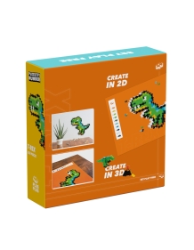 Plus Plus dėlionė pagal skaičius, T-REX, 250 det.