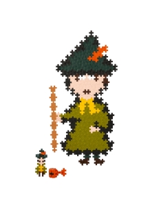 Plus Plus konstruktorius Troliai Mumiai Snusmumrikas, 270 det.