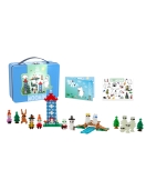 Plus Plus konstruktorius Troliai Mumiai Muminukų slėnis, mėlynas lagaminas