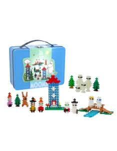 Plus Plus konstruktorius Troliai Mumiai Muminukų slėnis, mėlynas lagaminas