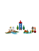 Plus Plus konstruktorius Troliai Mumiai Muminukų slėnis, violetinis lagaminas