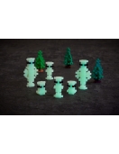 Plus Plus konstruktorius Troliai Mumiai Muminukų slėnis, violetinis lagaminas