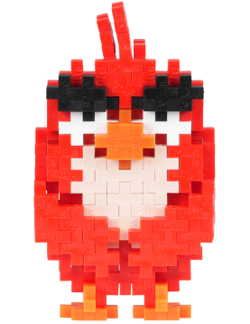 Plus Plus konstruktorius Angry Birds Raudonukas, 110 det.