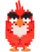 Plus Plus konstruktorius Angry Birds Raudonukas, 110 det. Plus Plus konstruktorius Angry Birds Raudonukas, 110 det.