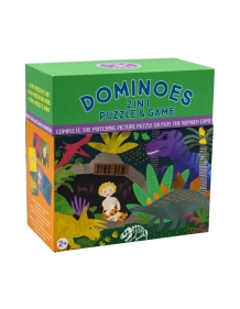 Žaidimas domino-dėlionė 2in1, Dinozaurai