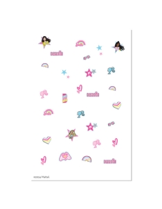 Barbie Snails nagų lipdukai, Dream Team