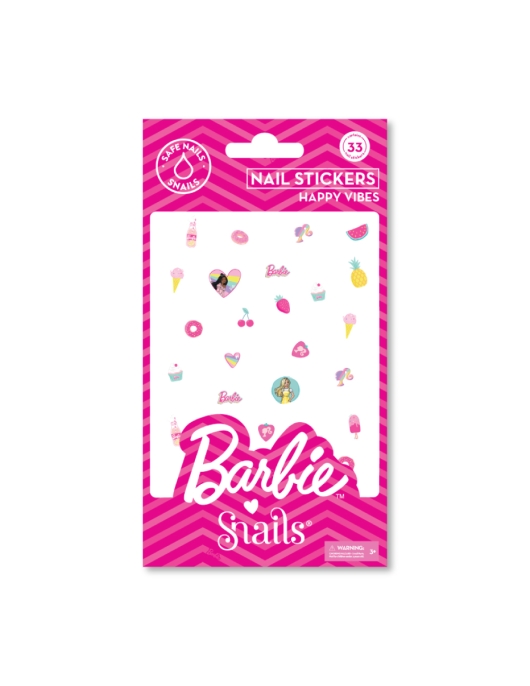 Barbie Snails nagų lipdukai, Happy Vibes