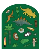 Rinkinys su daugkartiniais lipdukais, Dinozaurai Rinkinys su daugkartiniais lipdukais, Dinozaurai