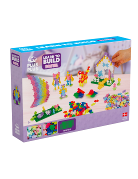 Plus Plus PRADŽIAMOKSLIS, pastelinių-neoninių spalvų