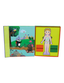 Magnetinis žaidimas aprenk lėlytes, Draugų nuotykis