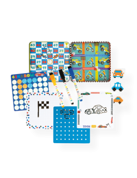 Magnetinis žaidimas 6in1, Mašinos