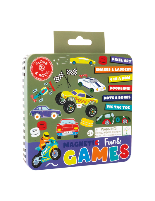 Magnetinis žaidimas 6in1, Mašinos