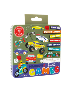 Magnetinis žaidimas 6in1, Mašinos