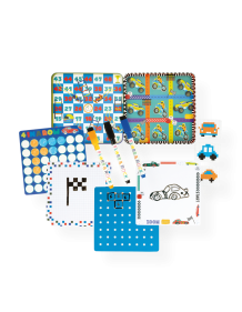 Magnetinis žaidimas 6in1, Mašinos