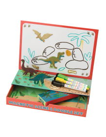 Magnetinis žaidimas ir piešimo rinkinys, Dinozaurai