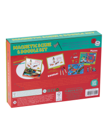 Magnetinis žaidimas ir piešimo rinkinys, Mašinos