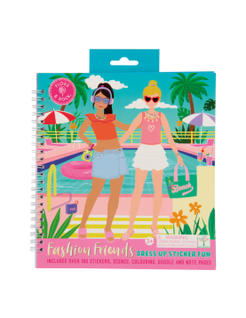 Knygelė su 100 lipdukų Dress up, prie baseino