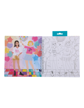 Knygelė su 100 lipdukų Dress up, prie baseino