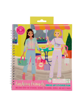 Knygelė su 100 lipdukų Dress up, mieste