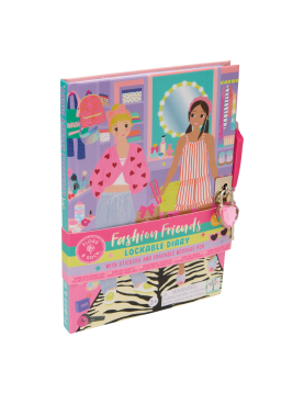 Užrakinamas dienoraštis su ištrinamu rašikliu, Stilingos draugės namie