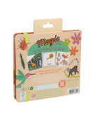 Kortelių rinkinys su vandeniniu markeriu DŽIUNGLĖS