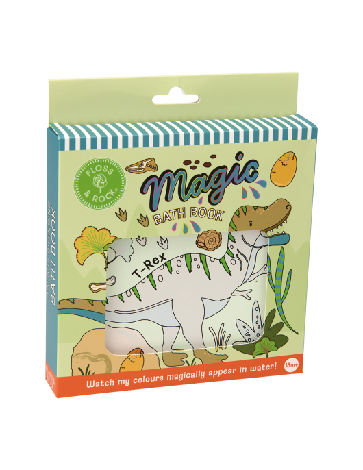 Magiška maudymosi knygelė, Dinozauras Magiška maudymosi knygelė, Dinozauras