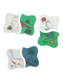 Magiškas maudymosi žaislas-dėlionė, Dinozauras