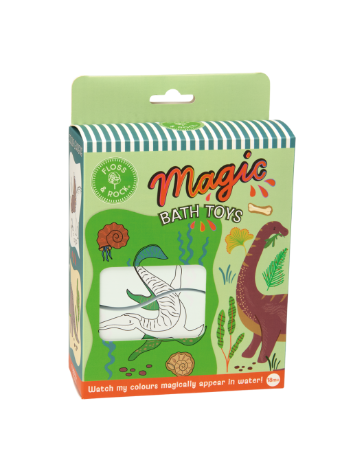 Magiškas maudymosi žaislas-dėlionė, Dinozauras