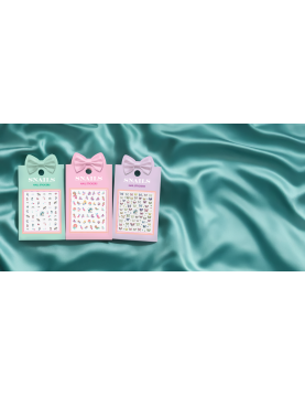 Snails nagų lipdukai, Drugelių pieva