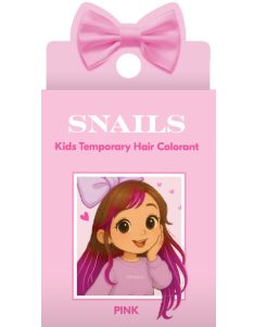Snails plaukų kreidelė, rožinė