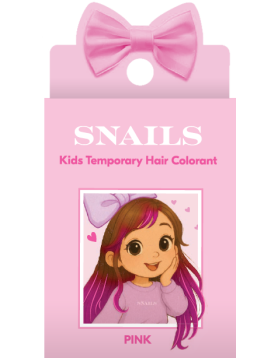 Snails plaukų kreidelė, rožinė