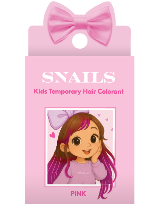 Snails plaukų kreidelė, rožinė
