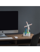 Plus Plus konstruktorius, Vėjo malūnas, medinė dėžutė