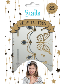 Snails Kūno Tatuiruotė Metalika