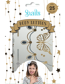 Snails Kūno Tatuiruotė Metalika