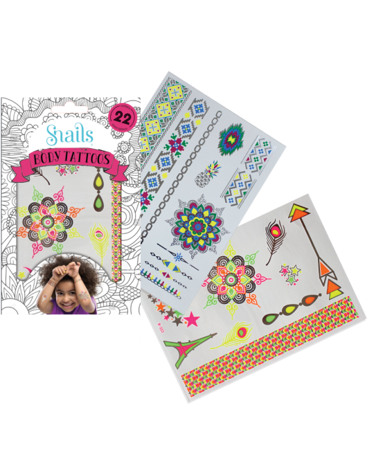 Snails Kūno Tatuiruotė Neonas